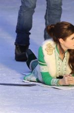 ANNA KENDRICK on the Set of Noelle in Vancouver 11/20/2017