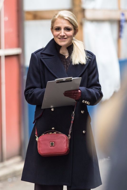 ANNALEIGH ASHFORD on the Set of Second Act in New York 11/07/2017