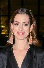 ANNE HATHAWAY and Adam Shulman at Cipriani in New York 11/15/2017
