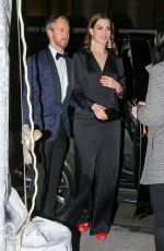 ANNE HATHAWAY and Adam Shulman at Cipriani in New York 11/15/2017