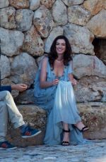 ANNE HATHAWAY on the Set of Nasty Women in Mallorca 02/11/2017