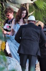 ANNE HATHAWAY on the Set of Nasty Women in Mallorca 02/11/2017