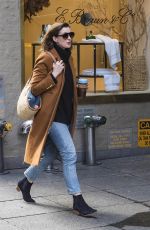 ANNE HATHAWAY Out and About in New York 11/21/2017