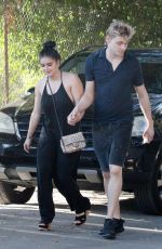 ARIEL WINTER and Levi Meaden at a Birthday Party in Los Angeles 11/26/2017
