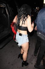 ARIEL WINTER Arrives at Halloween Party at Delilah in West Hollywood 10/31/2017
