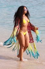 ASHANTI in Bikini at a Beach in Hawaii 11/21/2017