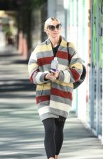 ASHLEE SIMPSON Heading to a Gym in Los Angeles 11/07/2017