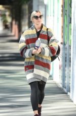 ASHLEE SIMPSON Heading to a Gym in Los Angeles 11/07/2017