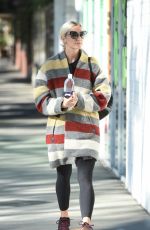 ASHLEE SIMPSON Heading to a Gym in Los Angeles 11/07/2017