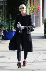 ASHLEE SIMPSON Heading to Gym in Studio City 11/27/2017