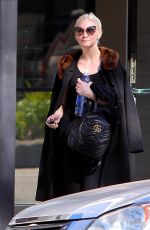 ASHLEE SIMPSON Leaves a Gym in Los Angeles 11/14/2017