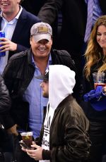 ASHLEY BENSON at Boston Bruins vs New York Rangers Game in New York 11/08/2017