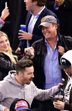 ASHLEY BENSON at Boston Bruins vs New York Rangers Game in New York 11/08/2017