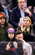 ASHLEY BENSON at Boston Bruins vs New York Rangers Game in New York 11/08/2017