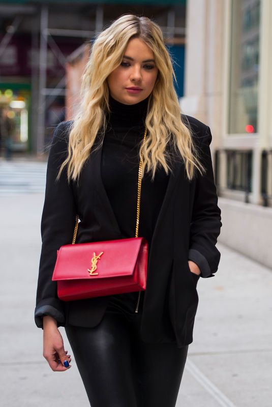 ASHLEY BENSON Out in New York 11/09/2017