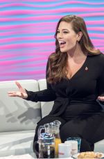 ASHLEY GRAHAM at Lorraine Show in London 11/02/2017