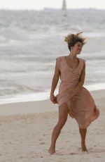 ASHLEY HART on the Set of a Photoshoot in Cancun 11/15/2017