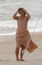 ASHLEY HART on the Set of a Photoshoot in Cancun 11/15/2017