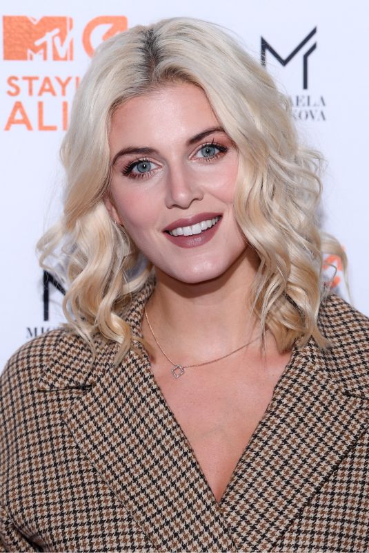 ASHLEY JAMES at MTV Staying Alive Gala in London 11/08/2017