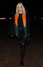 ASHLEY JAMES at Winter Wonderland at Hyde Park in London 11/16/2017