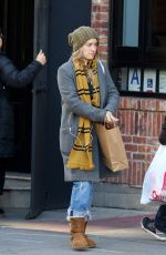 ASHLEY JOHNSON Out and About in New York 11/10/2017