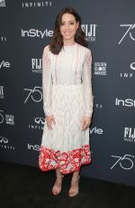 AUBREY PLAZA at HFPA & Instyle Celebrate 75th Anniversary of the Golden Globes in Los Angeles 11/15/2017