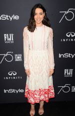 AUBREY PLAZA at HFPA & Instyle Celebrate 75th Anniversary of the Golden Globes in Los Angeles 11/15/2017