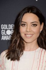 AUBREY PLAZA at HFPA & Instyle Celebrate 75th Anniversary of the Golden Globes in Los Angeles 11/15/2017