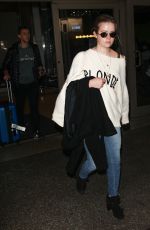 AVA PHILLIPPE at Los Angeles International Airport 11/27/2017