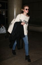 AVA PHILLIPPE at Los Angeles International Airport 11/27/2017
