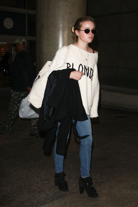 AVA PHILLIPPE at Los Angeles International Airport 11/27/2017