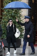 AVA PHILLIPPE Leaves Ritz Hotel in Paris 11/25/2017