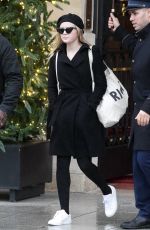 AVA PHILLIPPE Leaves Ritz Hotel in Paris 11/25/2017