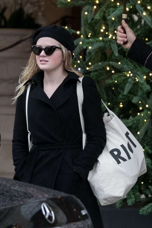 AVA PHILLIPPE Leaves Ritz Hotel in Paris 11/25/2017