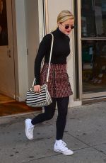 AVA PHILLIPPE Out and About in New York 11/02/2017