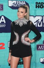 BECCA DUDLEY at 2017 MTV Europe Music Awards in London 11/12/2017