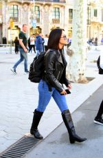 BECKY G Out and About in Barcelona 10/31/2017