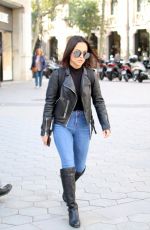 BECKY G Out and About in Barcelona 10/31/2017