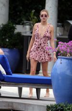 BELLA HADID and HAILEY BALDWIN at a Boat Ride in Miami 11/27/2017