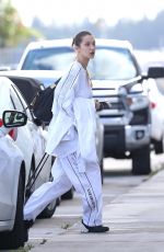 BELLA HADID Arrives in Miami on a Private Plane 11/24/2017