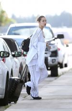 BELLA HADID Arrives in Miami on a Private Plane 11/24/2017