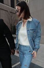 BELLA HADID in Denim Out and About in New York 11/14/2017