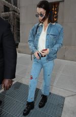 BELLA HADID in Denim Out and About in New York 11/14/2017