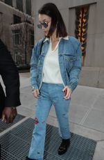 BELLA HADID in Denim Out and About in New York 11/14/2017