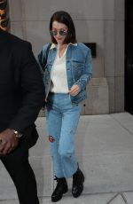 BELLA HADID in Denim Out and About in New York 11/14/2017