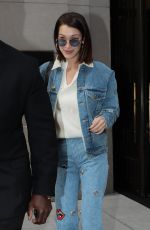 BELLA HADID in Denim Out and About in New York 11/14/2017
