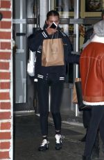 BELLA HADID Leaves Barbuto in New York 11/15/2017