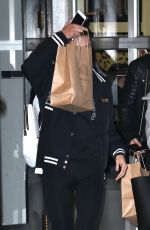 BELLA HADID Leaves Barbuto in New York 11/15/2017