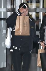 BELLA HADID Leaves Barbuto in New York 11/15/2017
