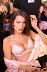 BELLA HADID on the Backstage at 2017 VS Fashion Show in Shanghai 11/20/2017